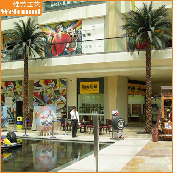 PT1534_shopping mall decoration coconut palm tree