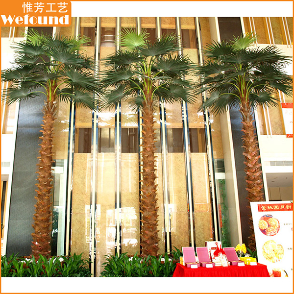 PT1536_artificial palm tree for hotel decoration
