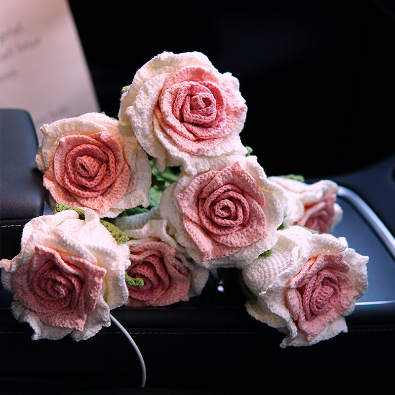 Thailand rose bouquet diy hand-woven rose Valentine's Day gift (1)