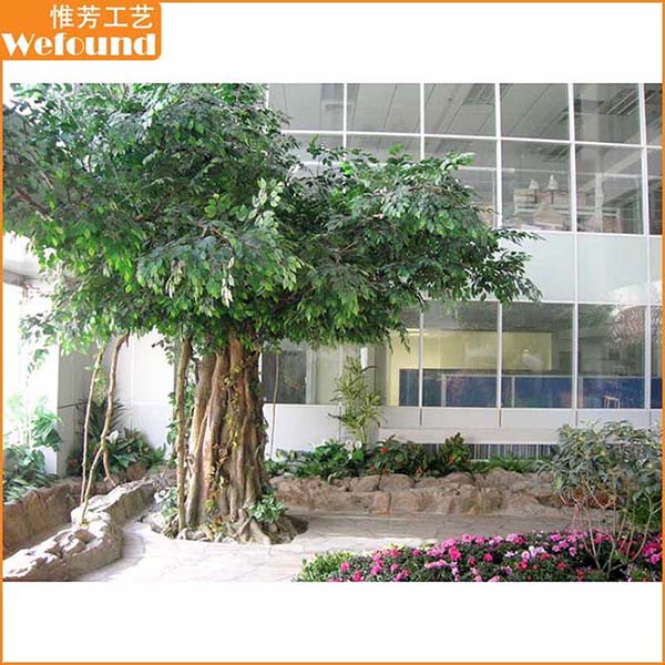 artificial banyan ficus tree,